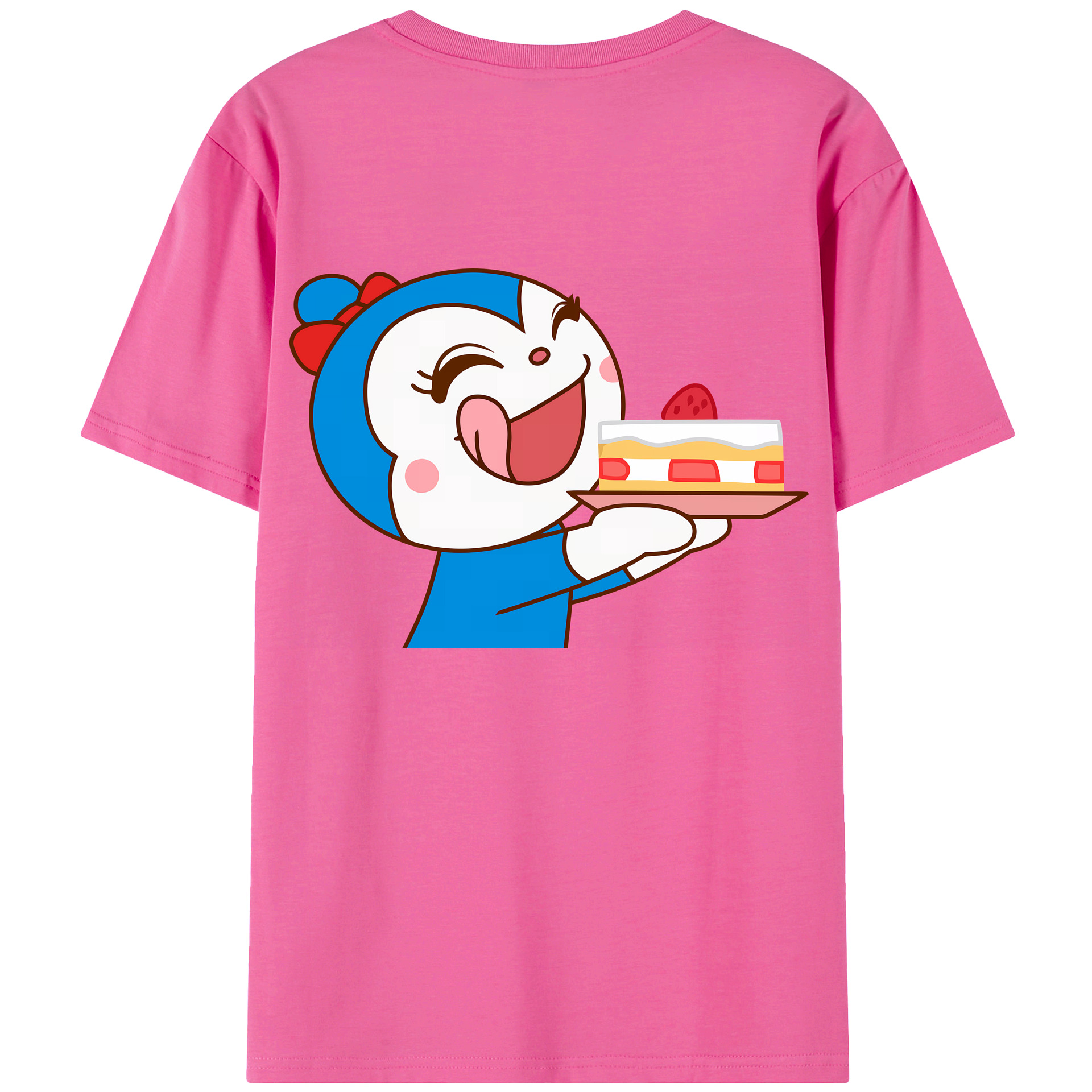 アンパンマン Anpanman レディース半袖Tシャツ(バックプリント)